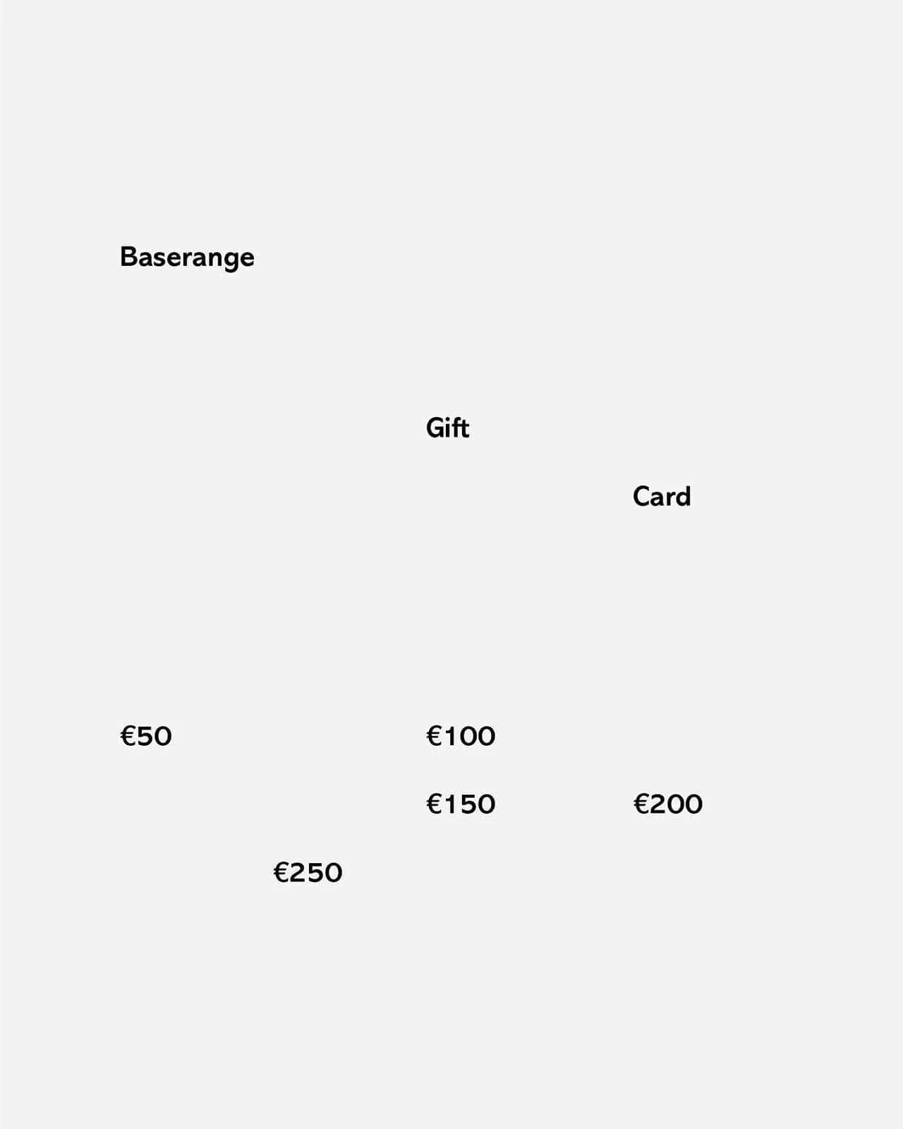 Baserange Gift Card