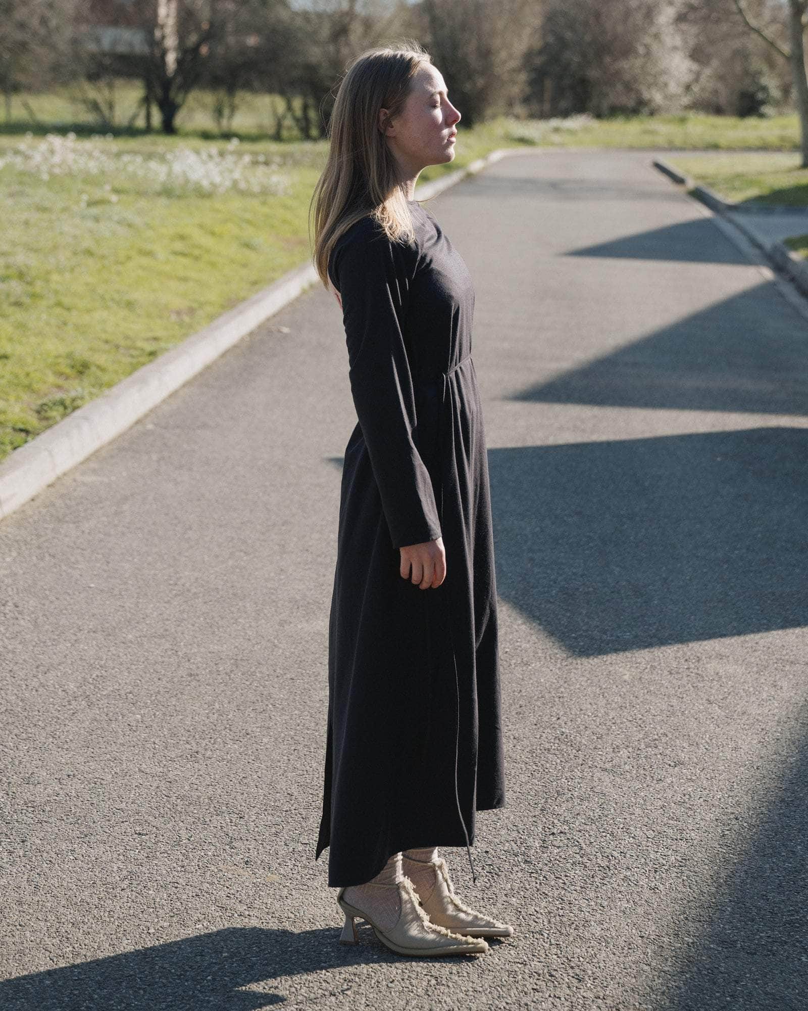 Long Sleeve Apron Dress - Image 4