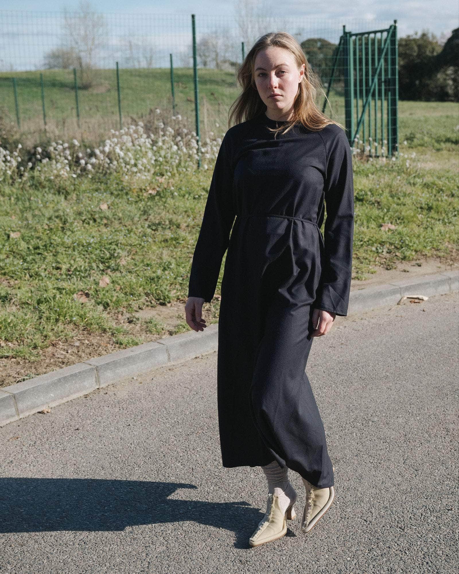 Long Sleeve Apron Dress - Image 7