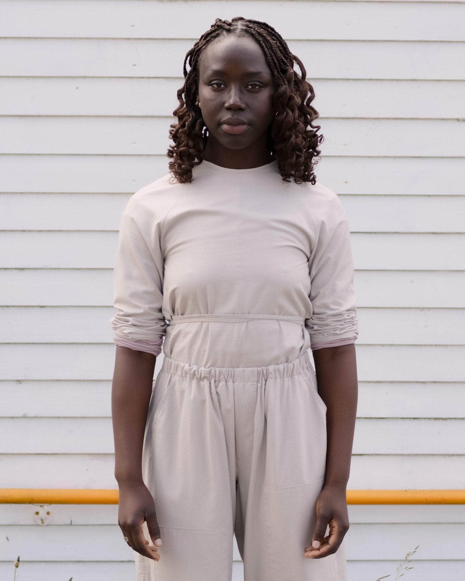 Long Sleeve Apron Top