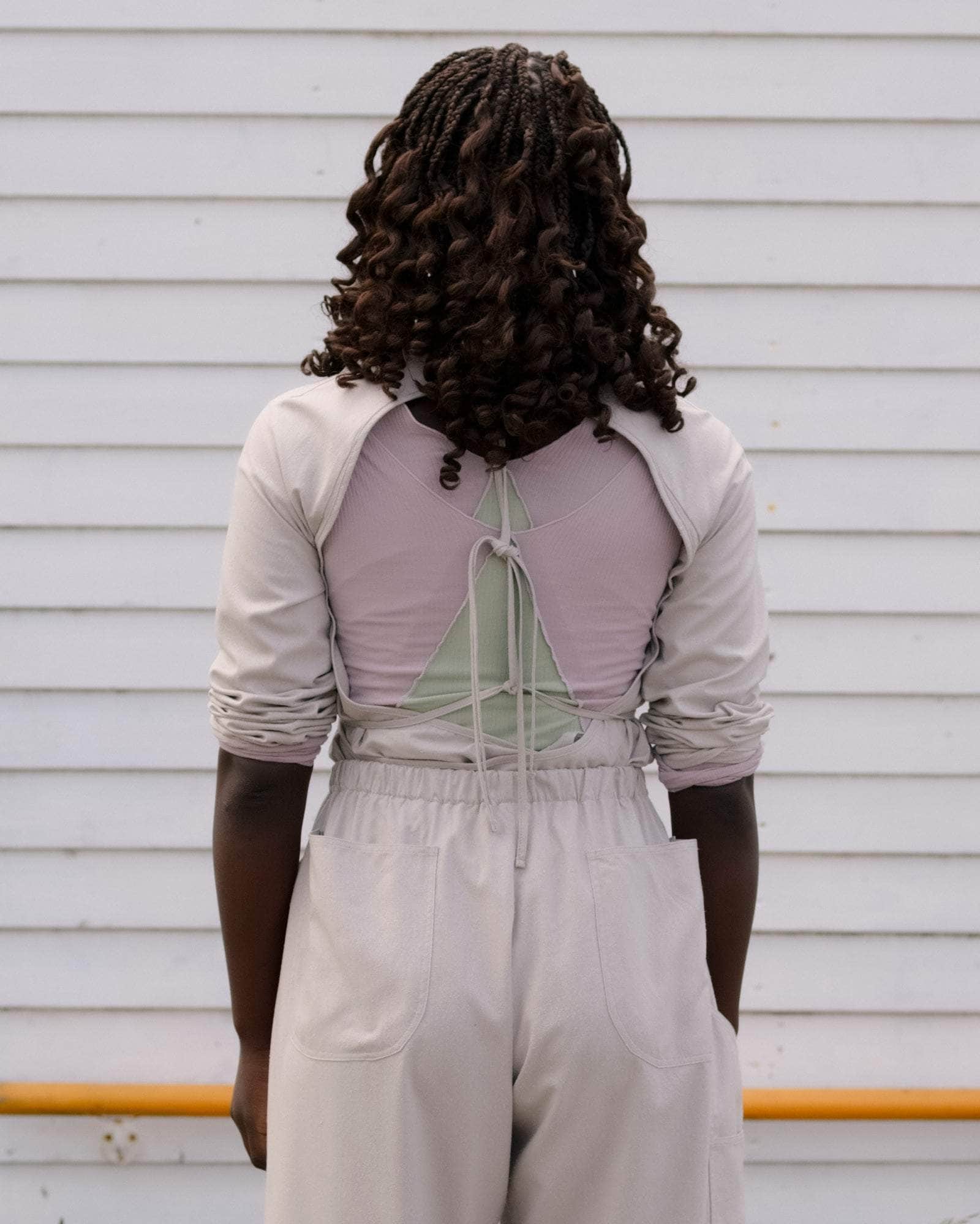 Long Sleeve Apron Top - Image 2