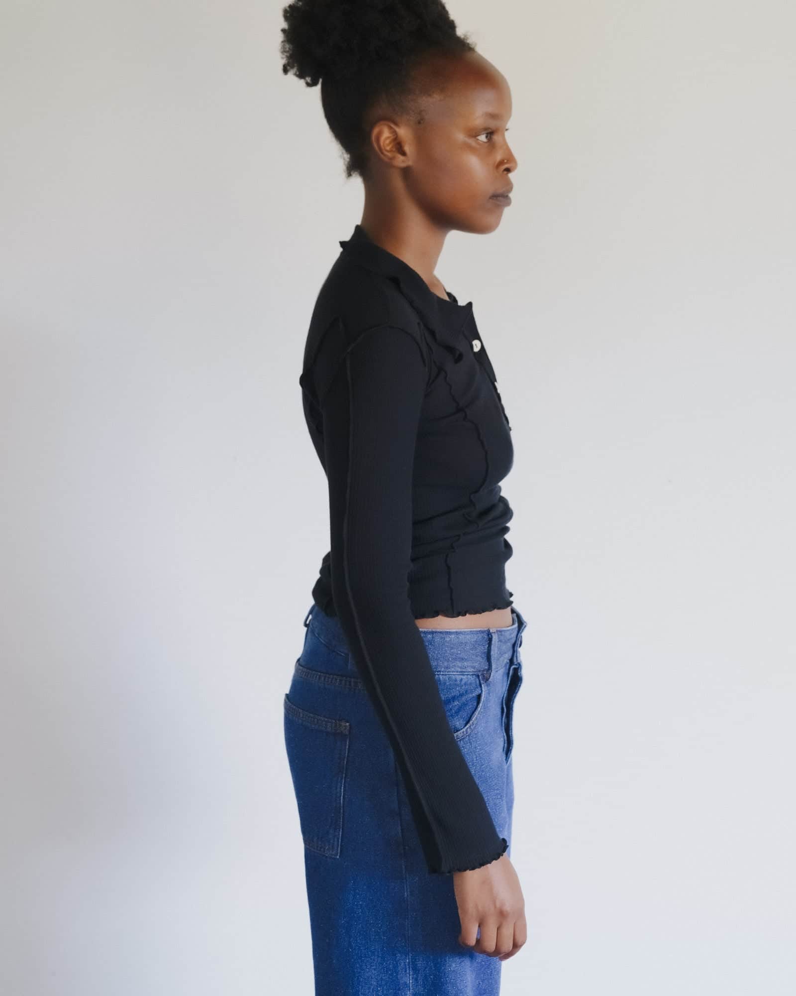 Omato Polo Long Sleeve Tee - Image 3