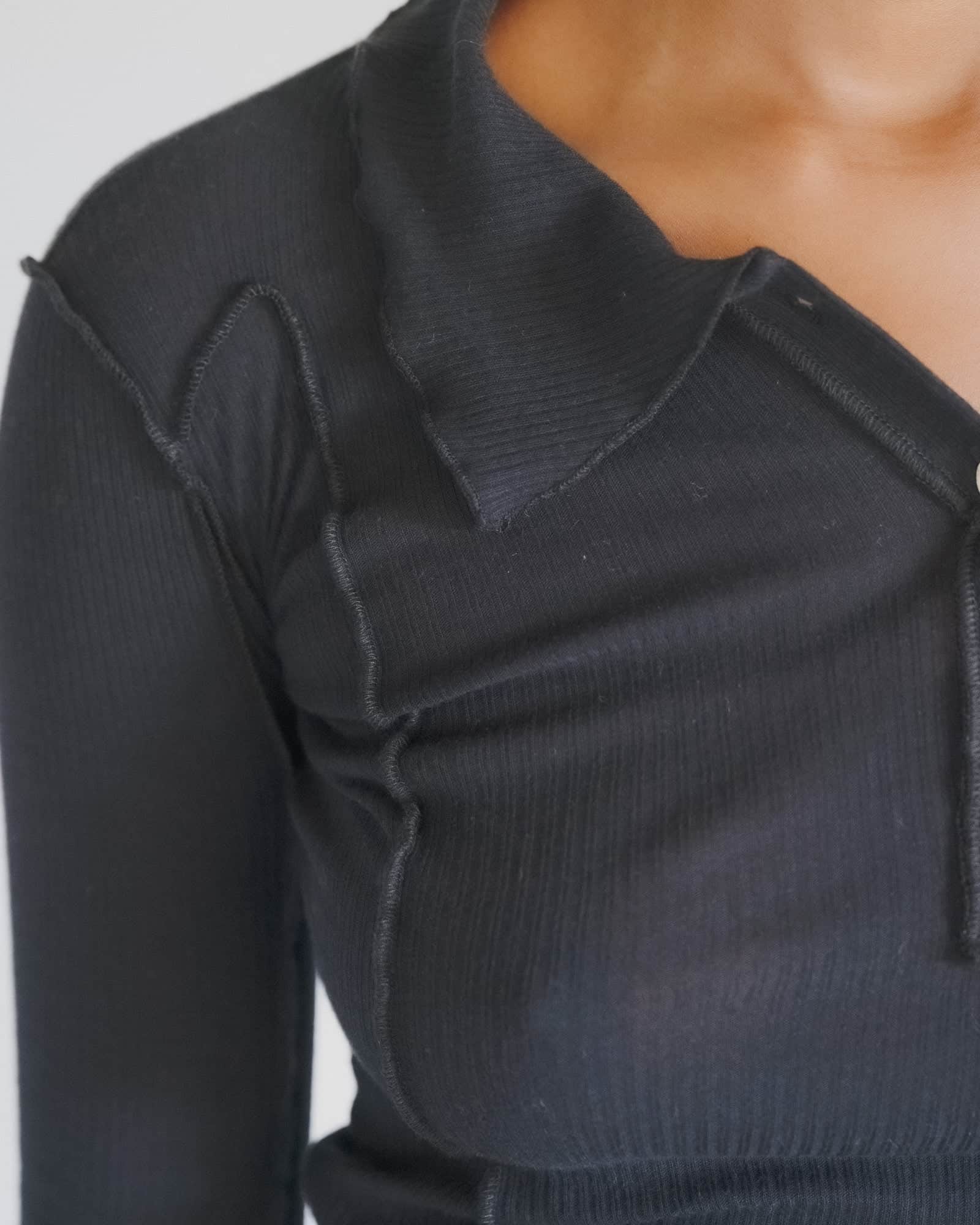 Omato Polo Long Sleeve Tee - Image 5