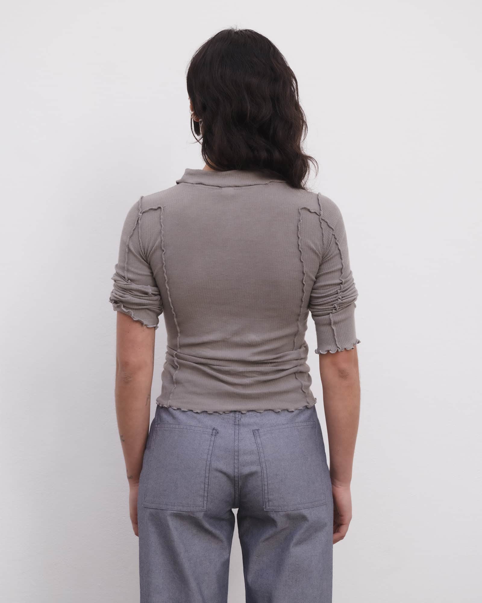 Omato Polo Long Sleeve Tee - Image 3