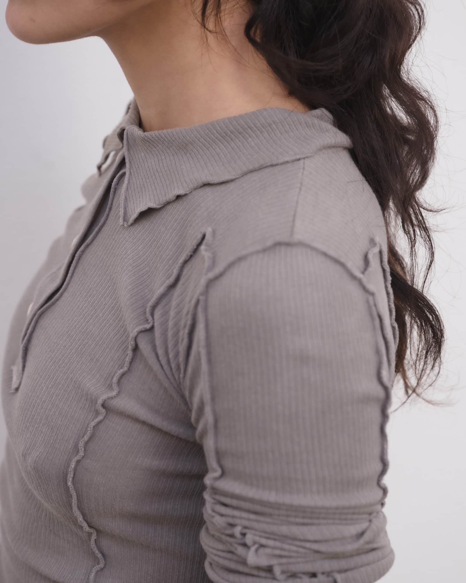 Omato Polo Long Sleeve Tee - Image 4
