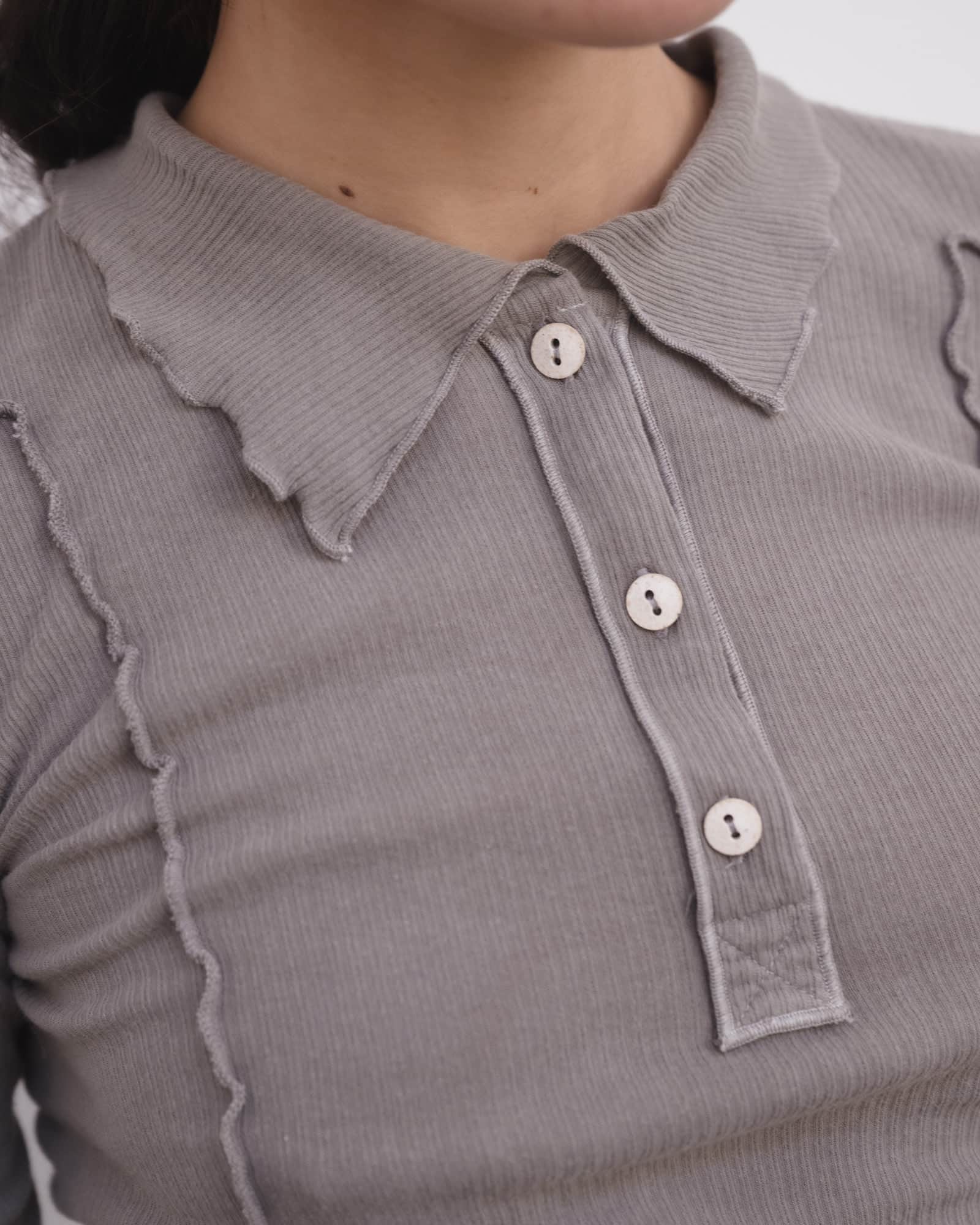 Omato Polo Long Sleeve Tee - Image 5