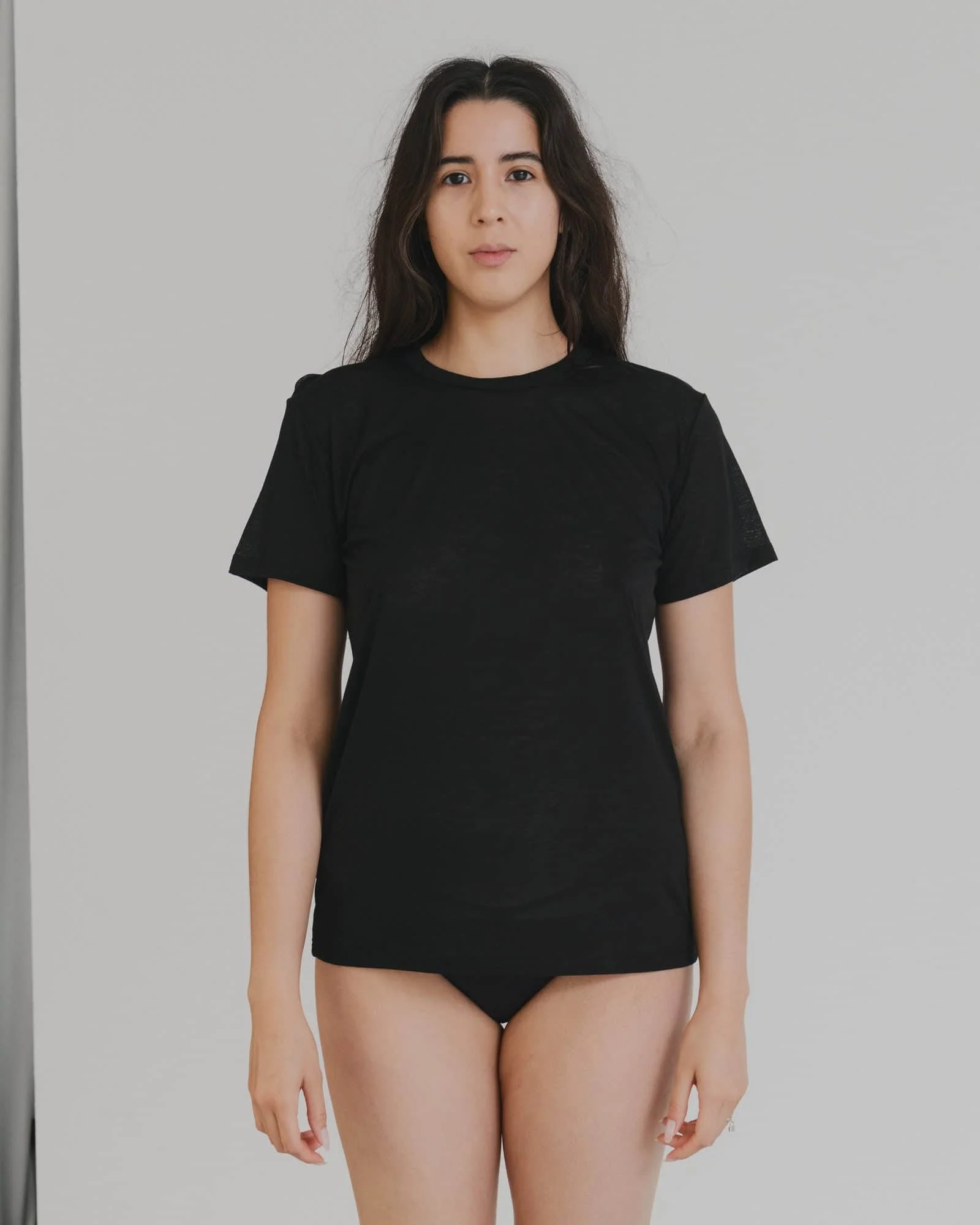 Pack - 2 Tee Shirt (Black / undyed) - Image 4
