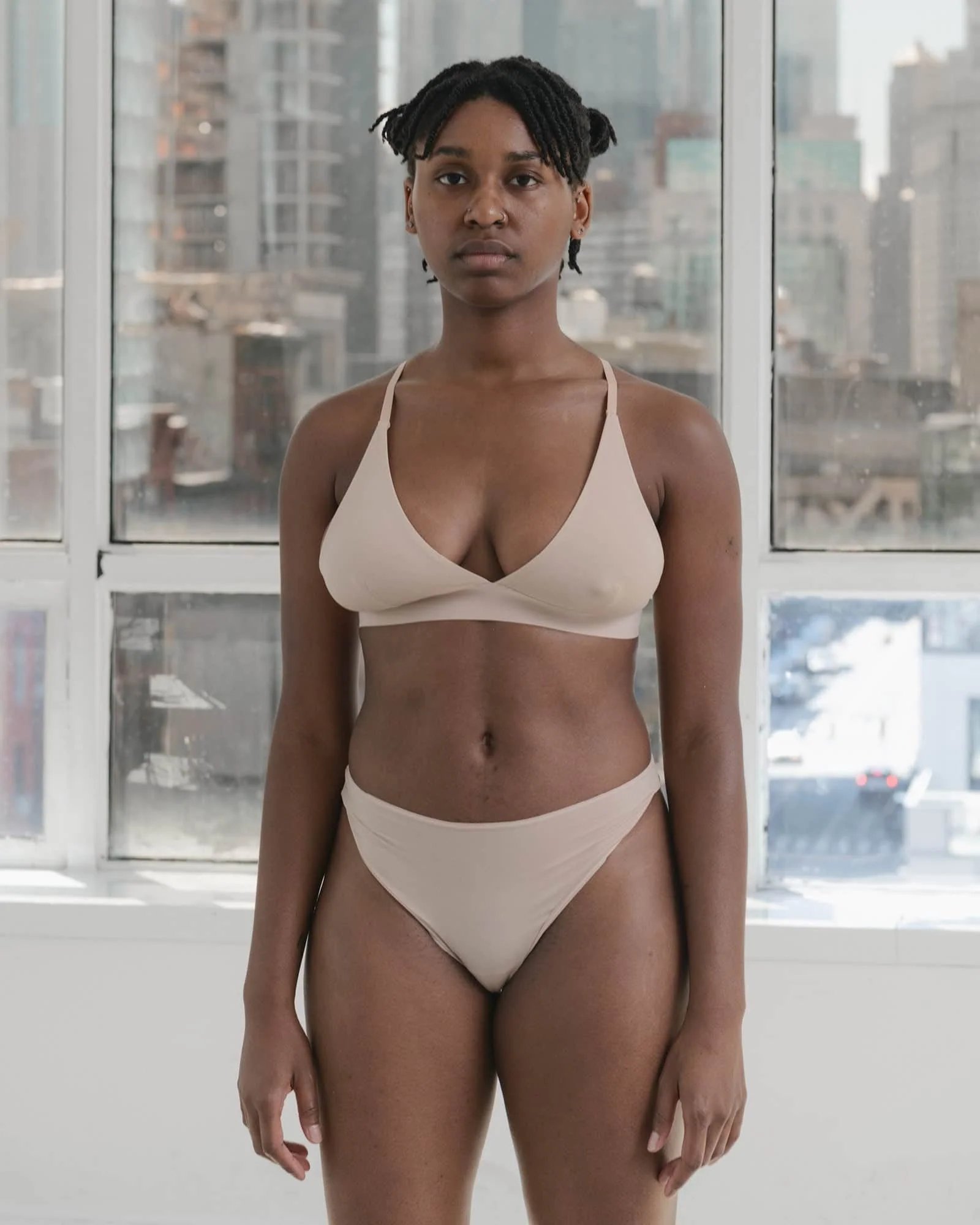 Pack - 2 Triangle Bra (Black / haptic) - Image 3