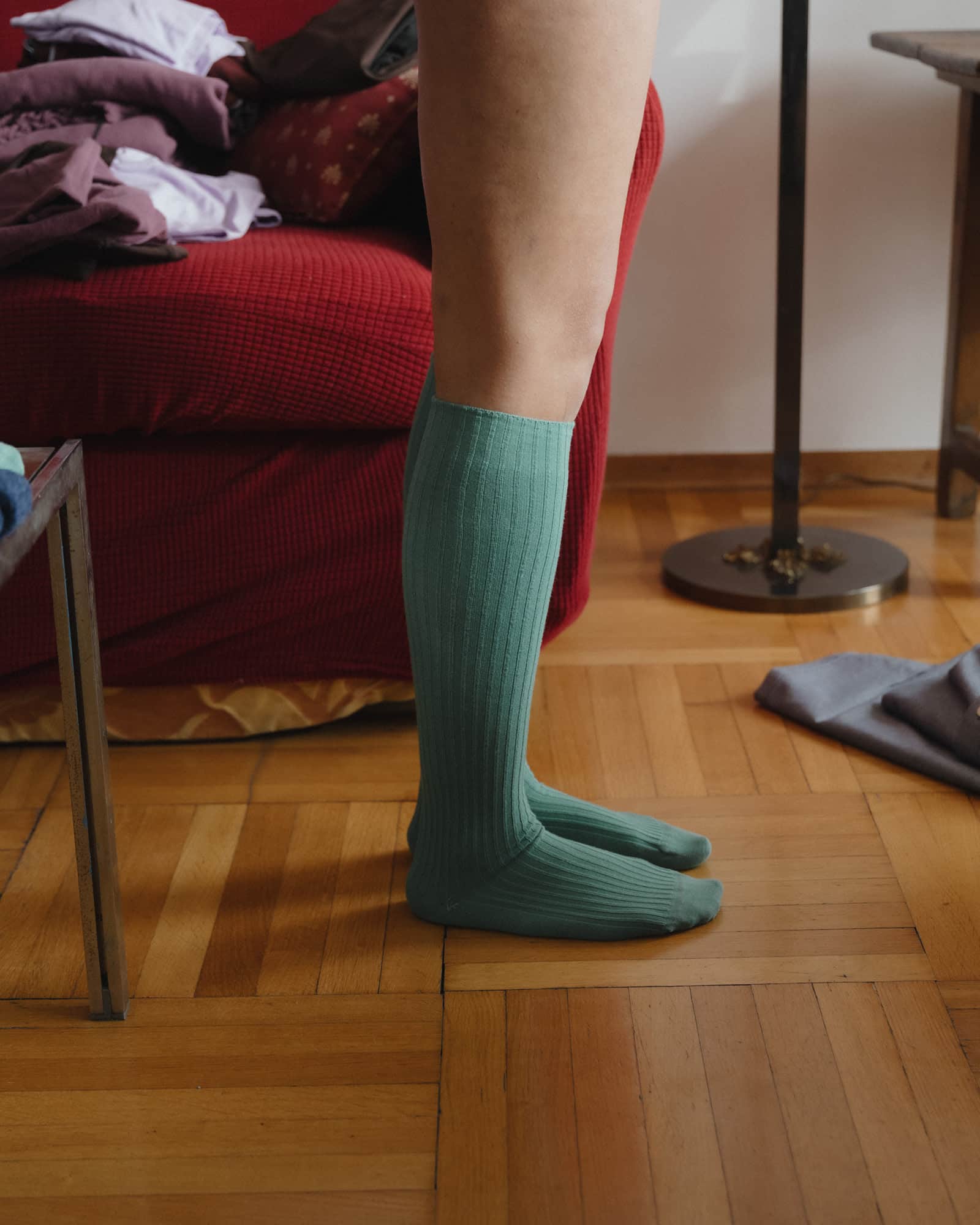 Rib Knee Socks - Image 4