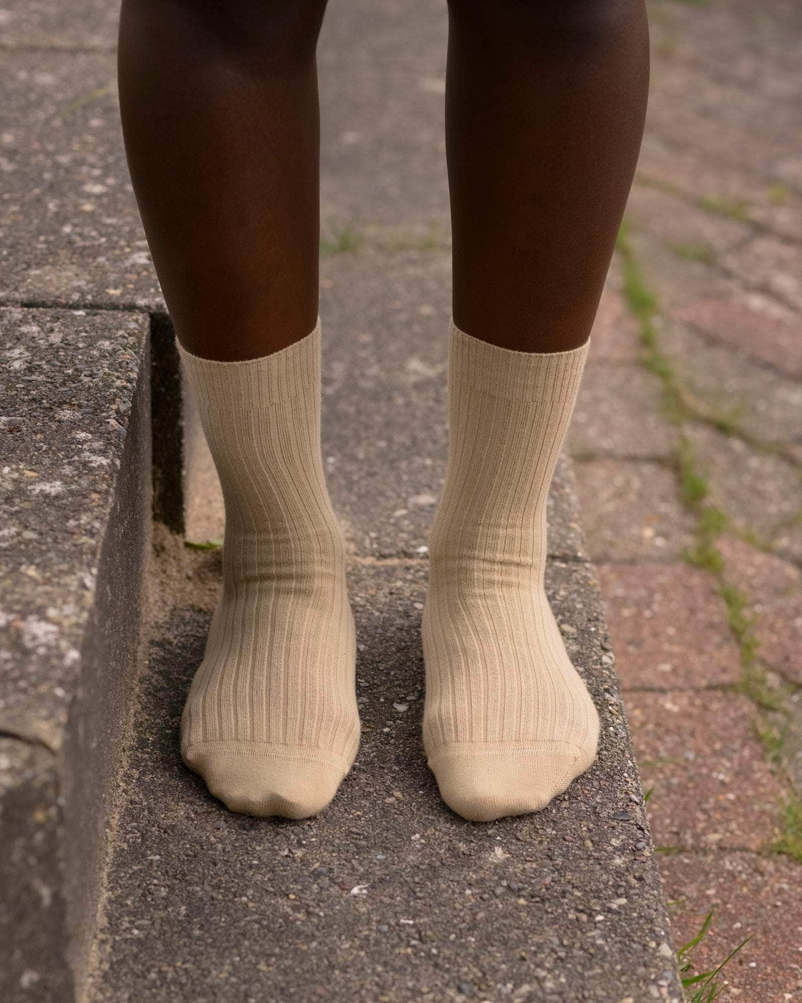Rib Overankle Socks