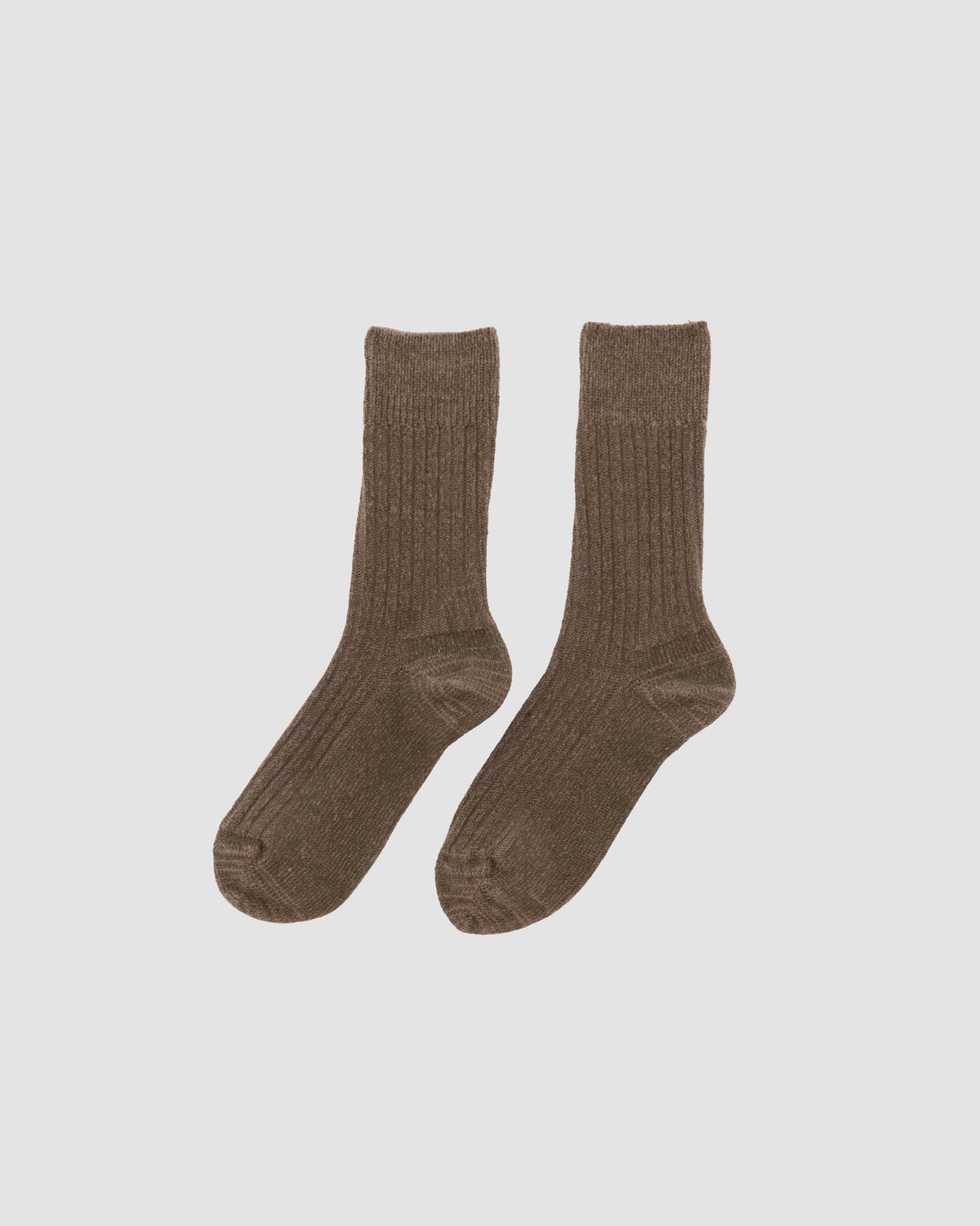 Rib Overankle Socks