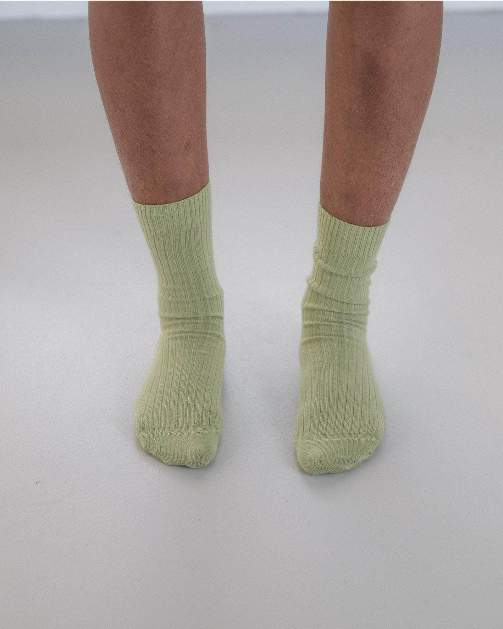 Rib Overankle Socks