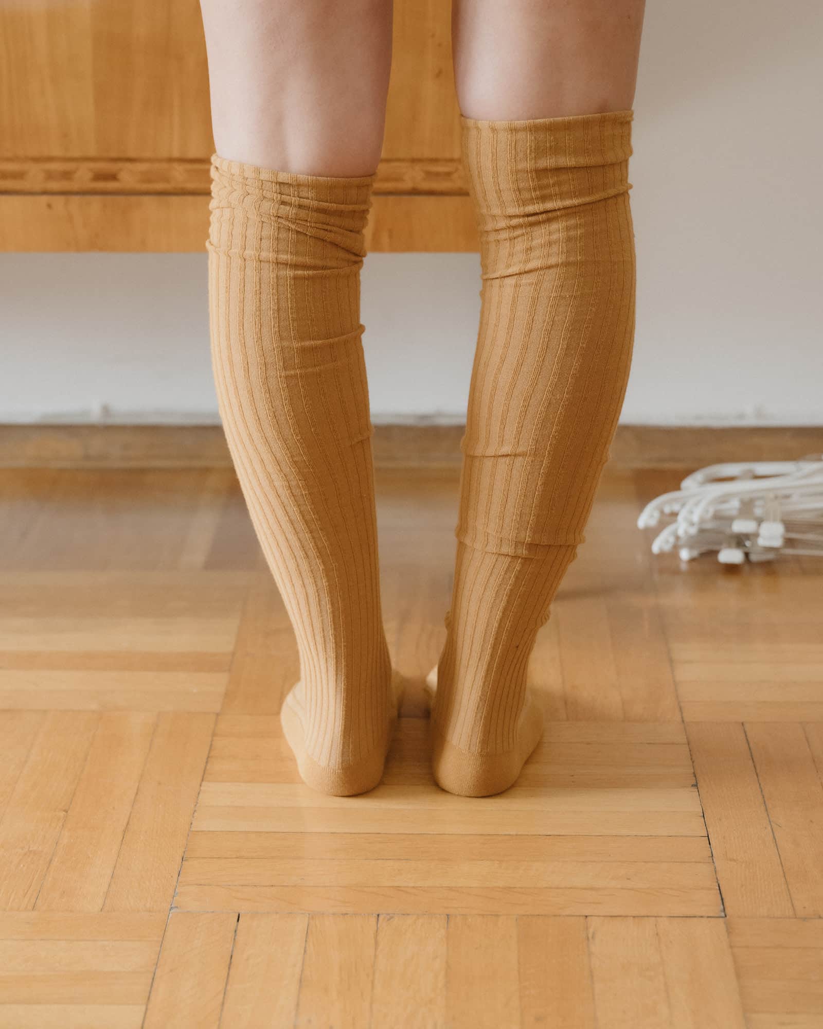 Rib Overknee Socks - Image 3