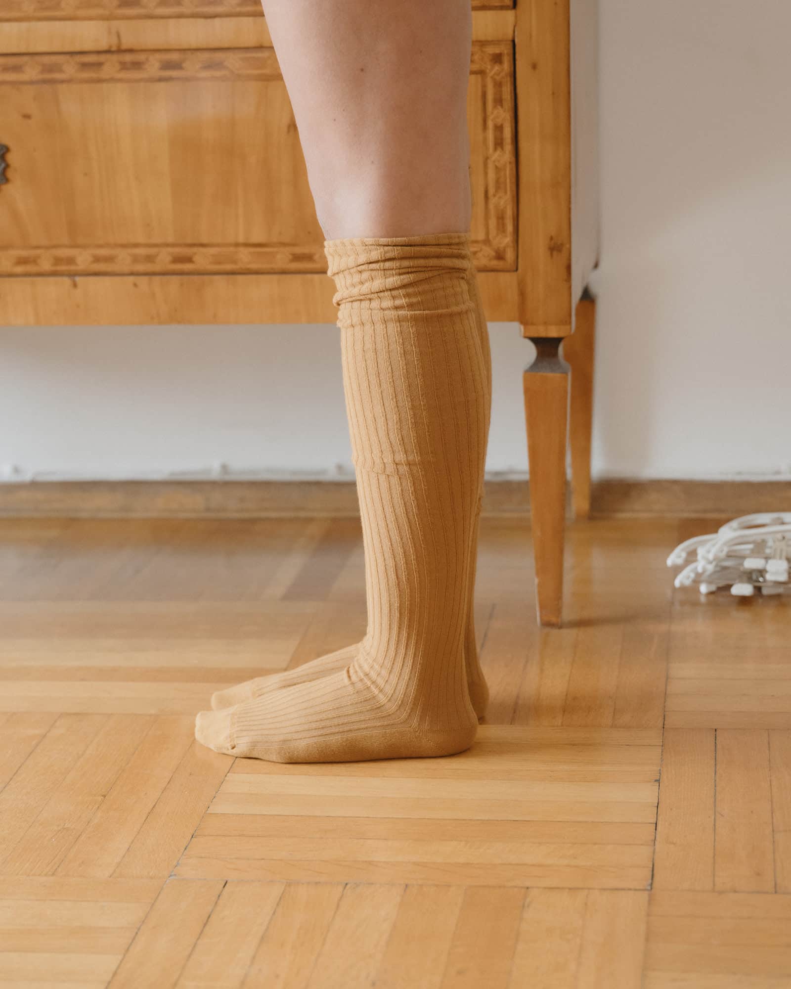 Rib Overknee Socks - Image 4
