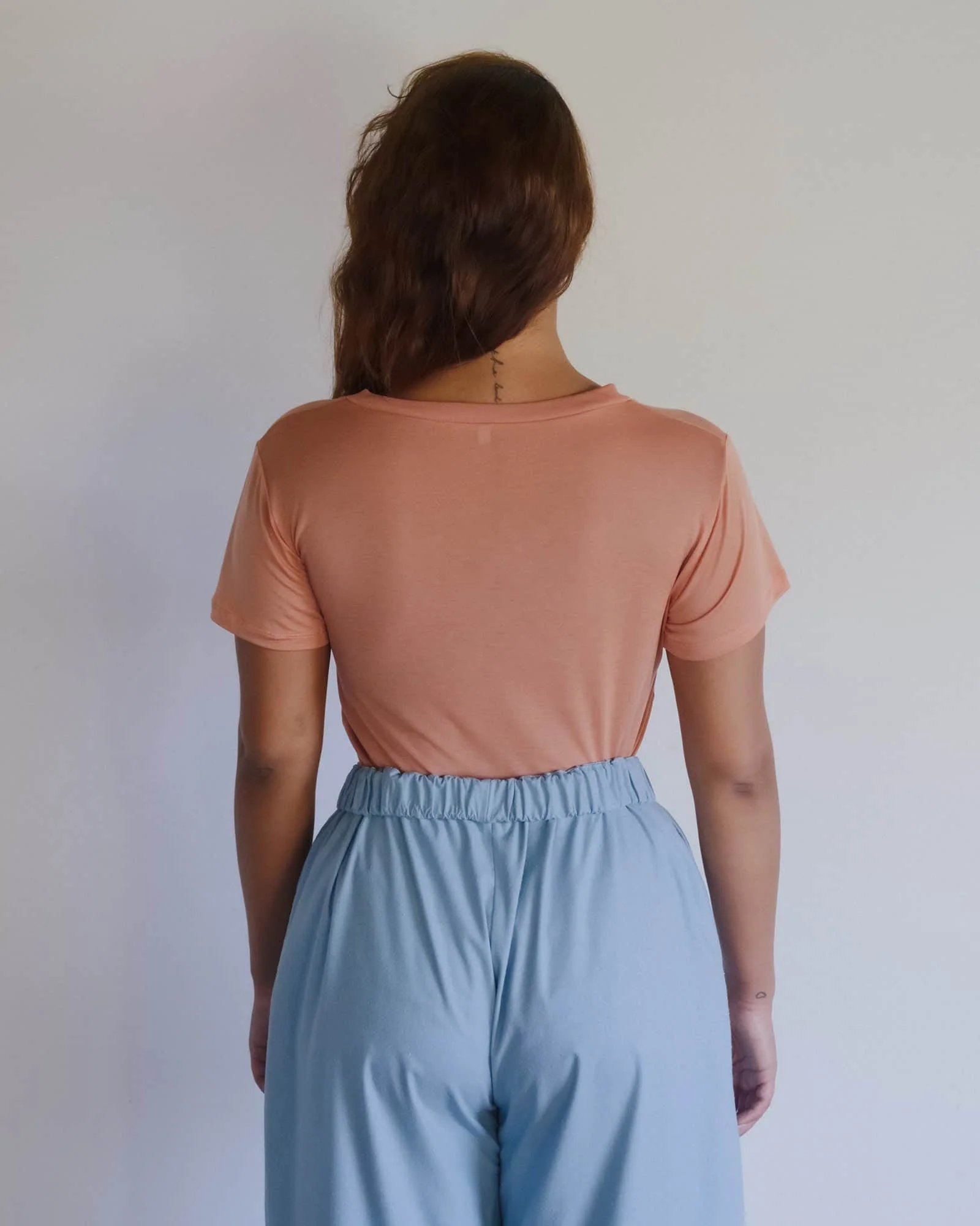 V Neck Tee Shirt - Image 2
