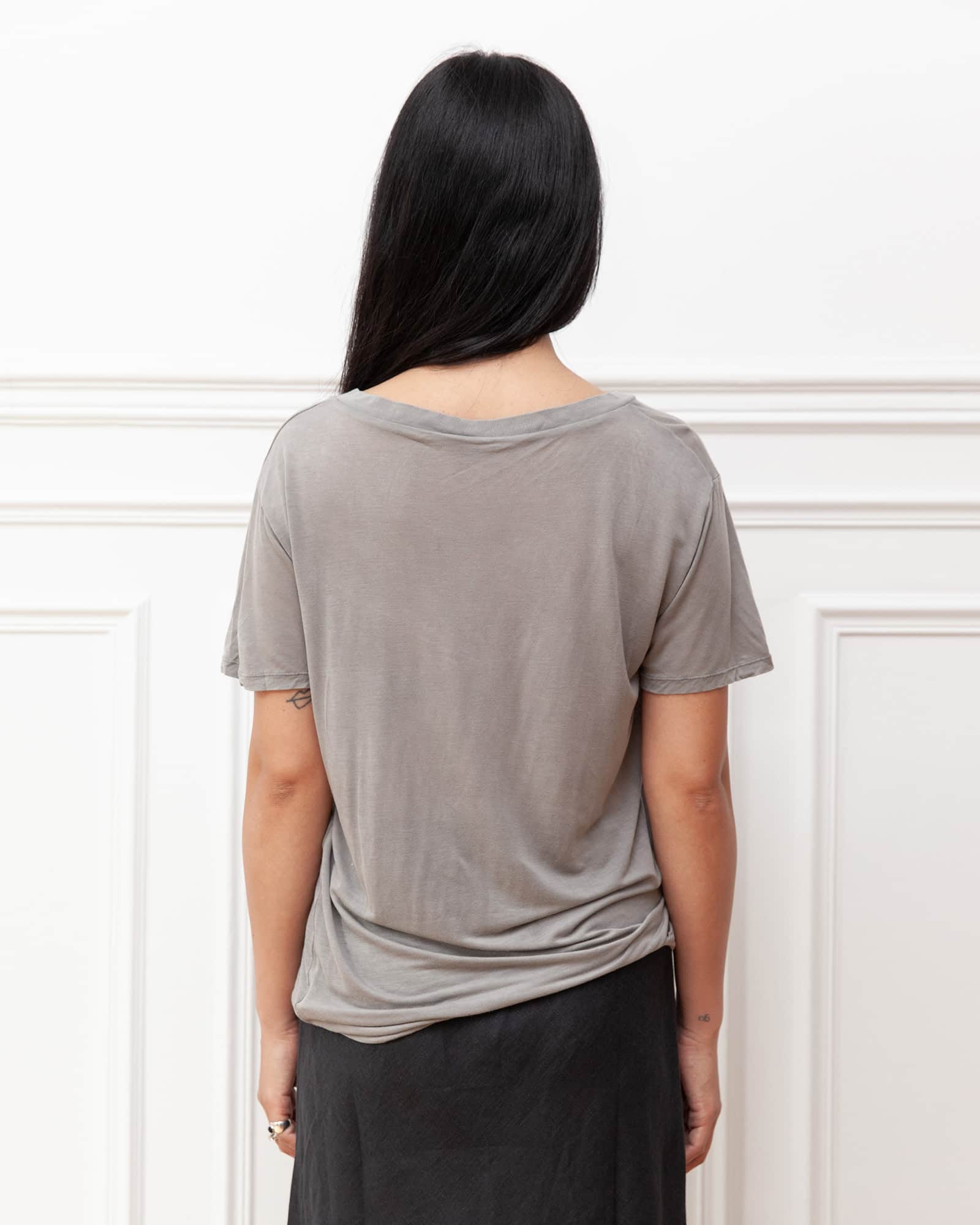 V Neck Tee Shirt - Image 3