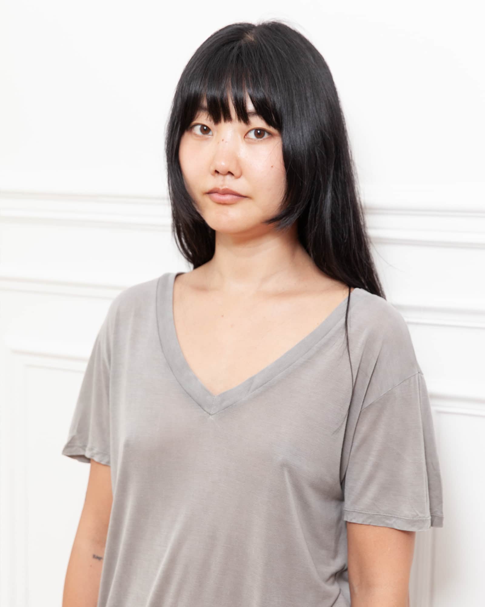 V Neck Tee Shirt - Image 4