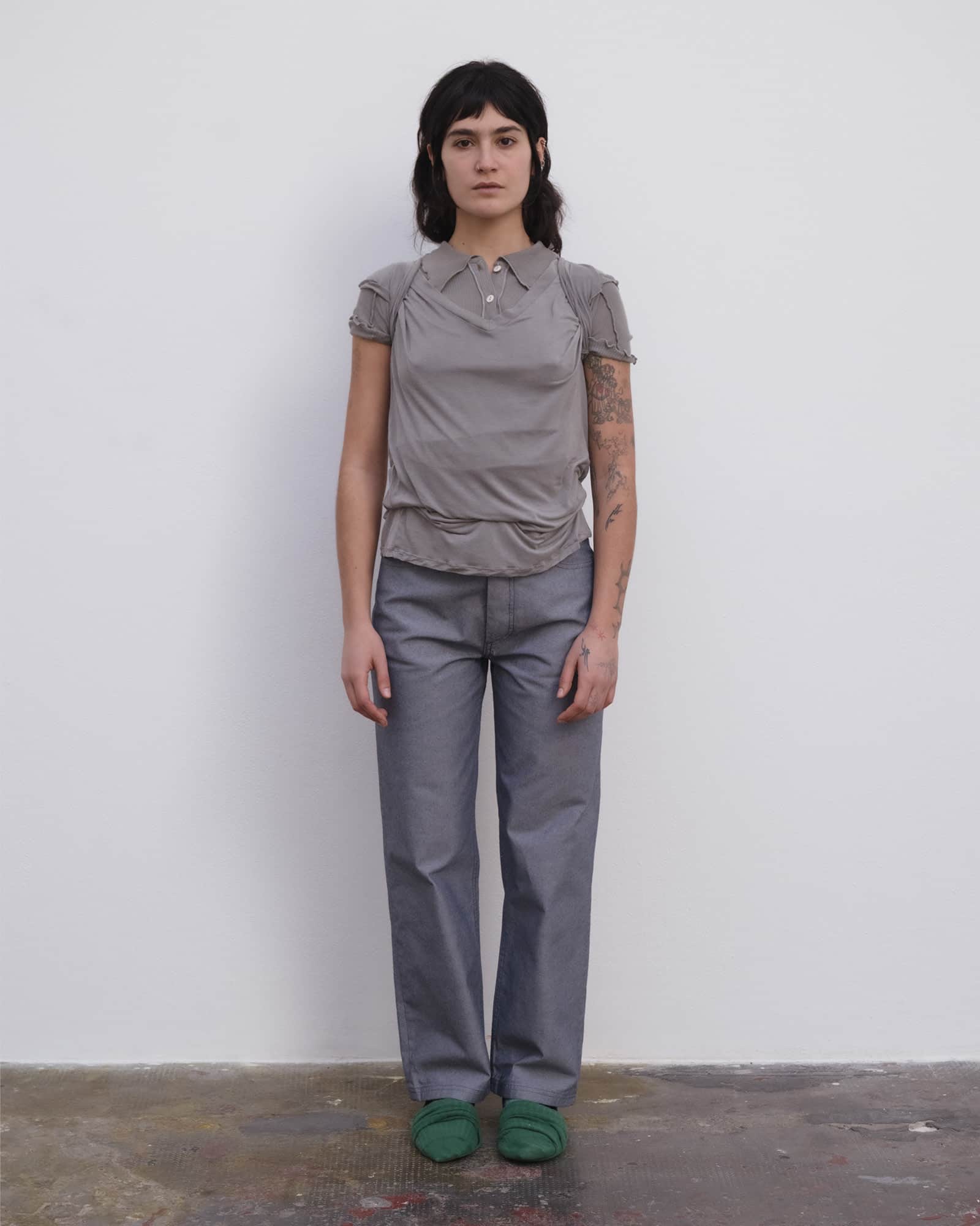 V Neck Tee Shirt - Image 6
