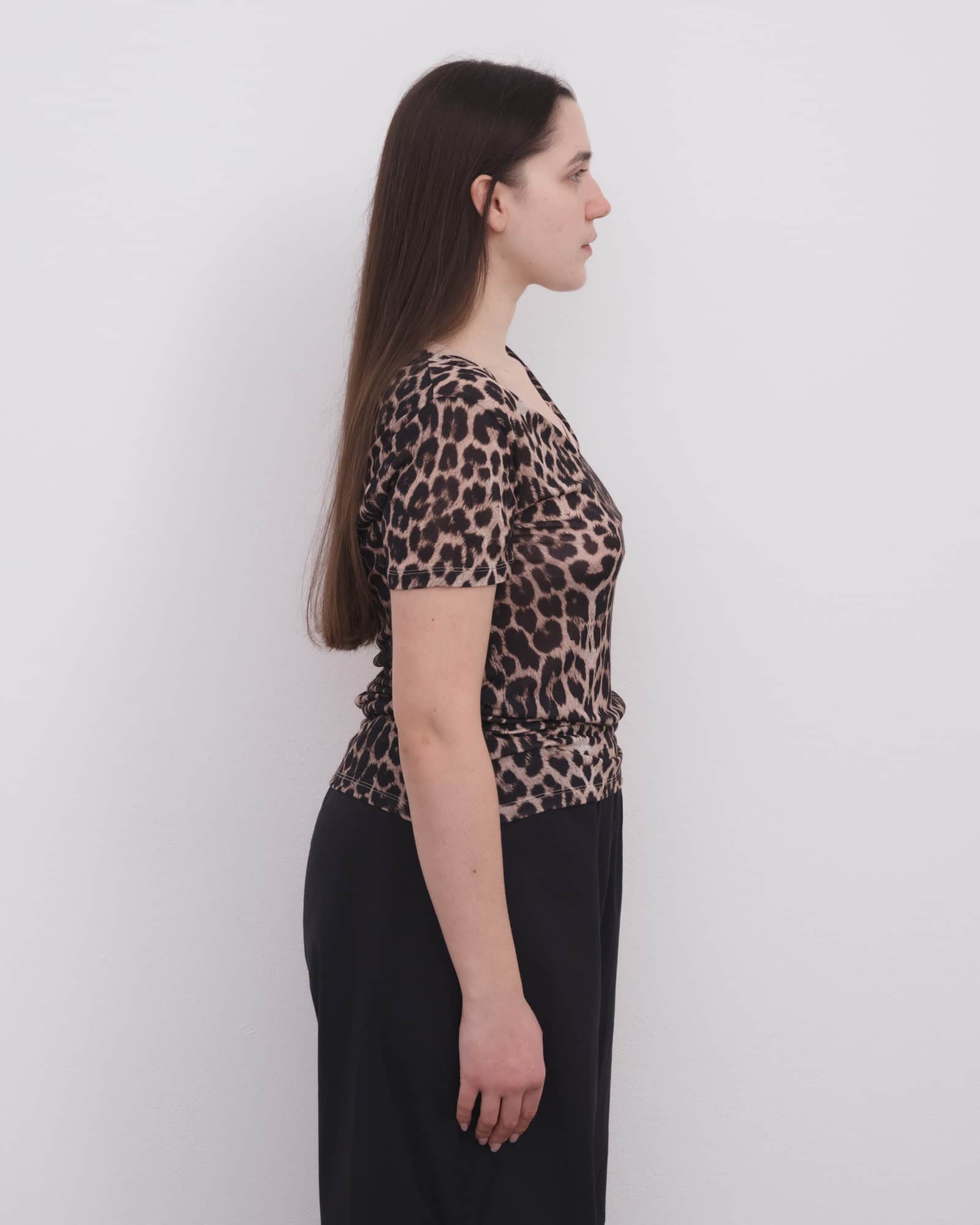 V Neck Tee Shirt - Image 2