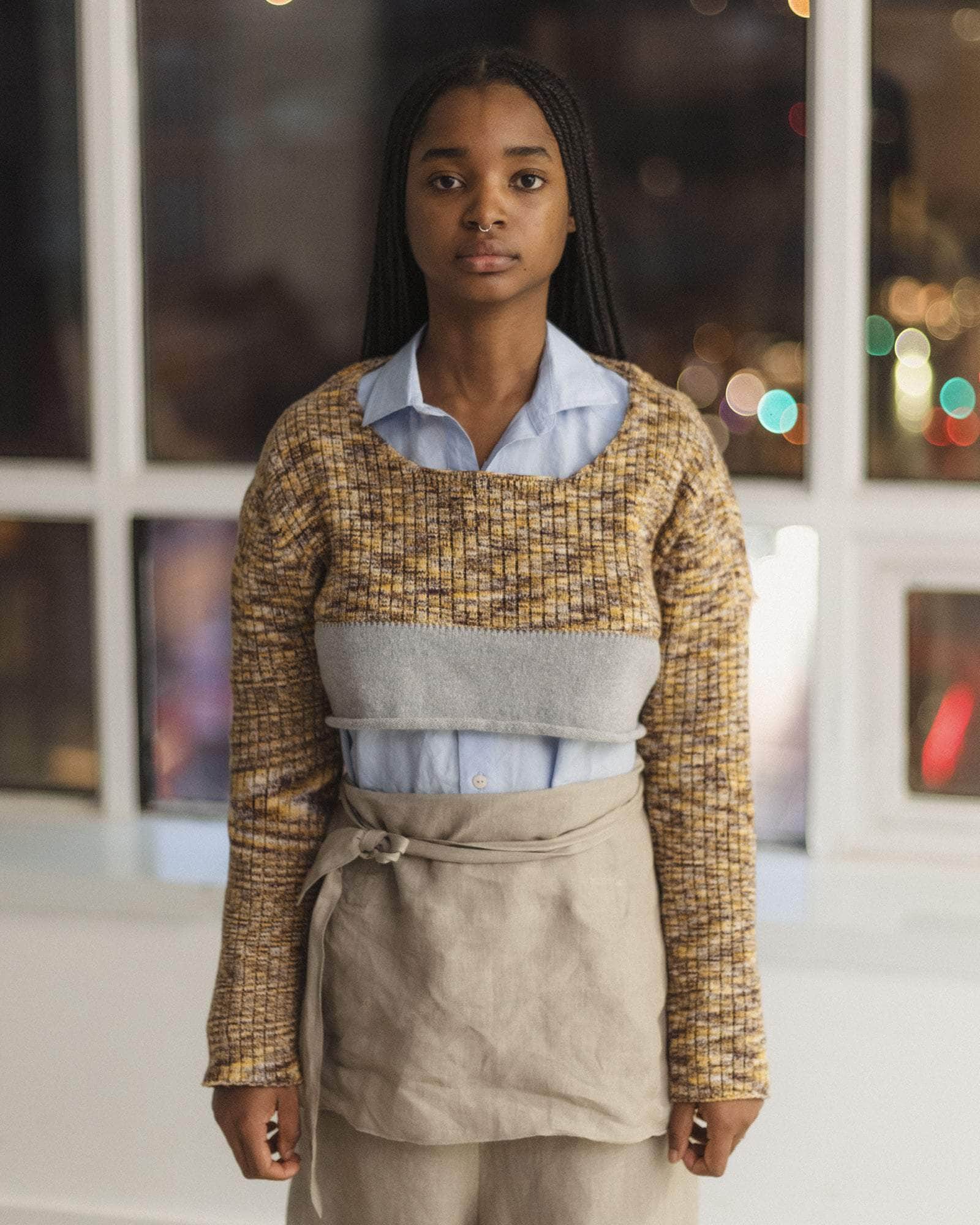 Waste Cropped Sweater