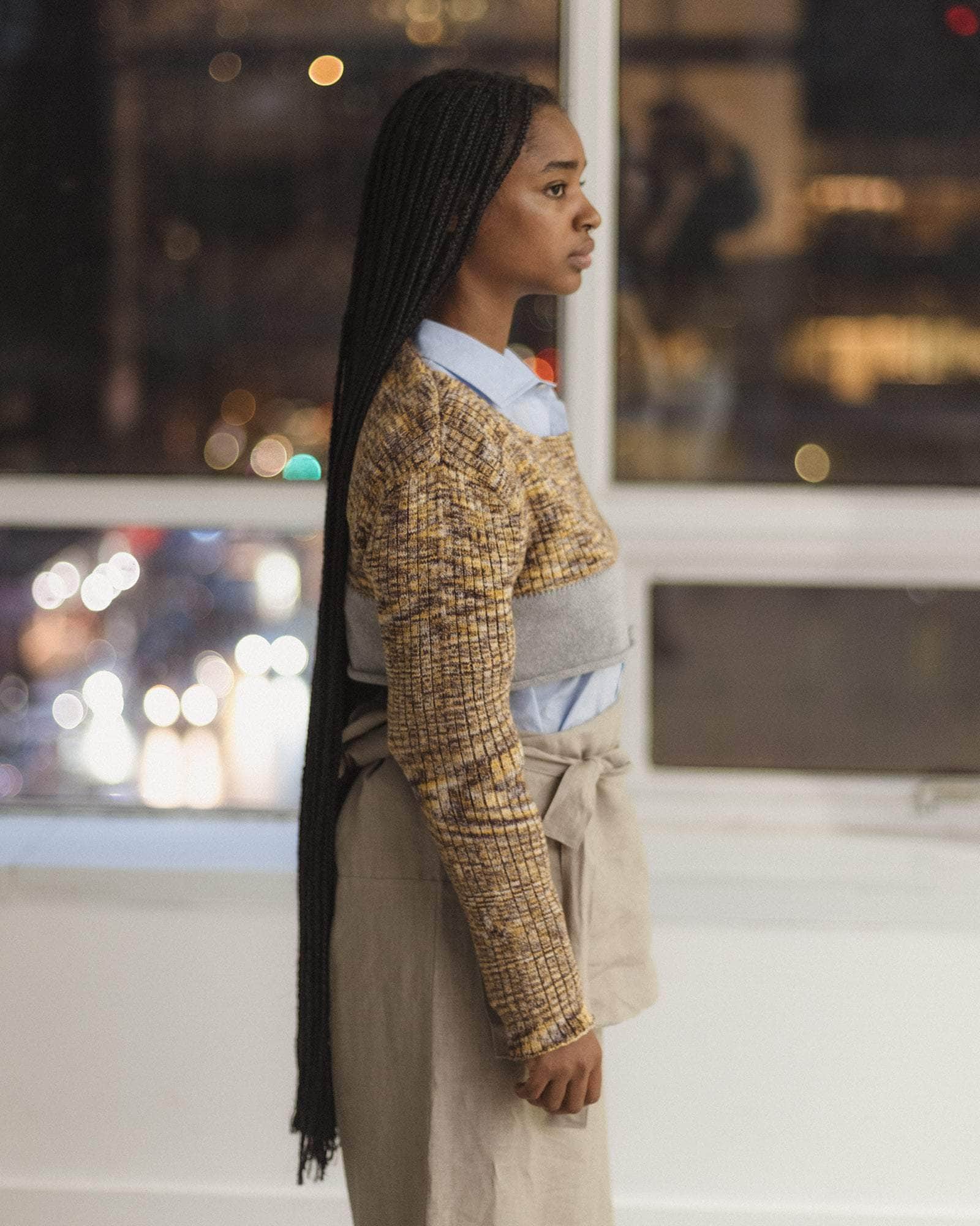 Waste Cropped Sweater - Image 3